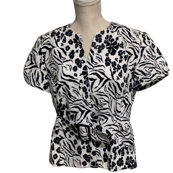 ISABELLA suits Floral Print Short Sleeve Suit Jacket - Picture 1 of 16